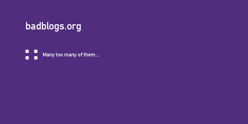 badblogs logo